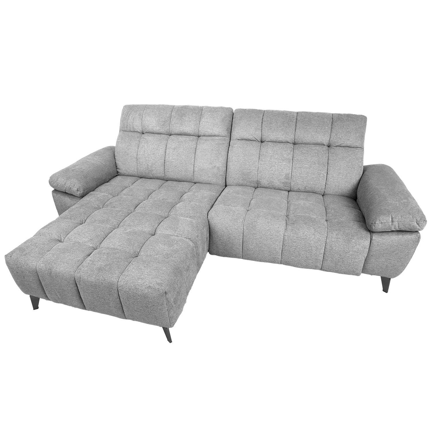 Corner sofa LUZERN KS, light gray