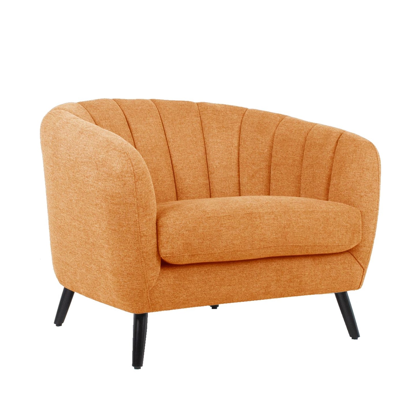 Lounge chair MELODY 100x88xH76cm, orange 