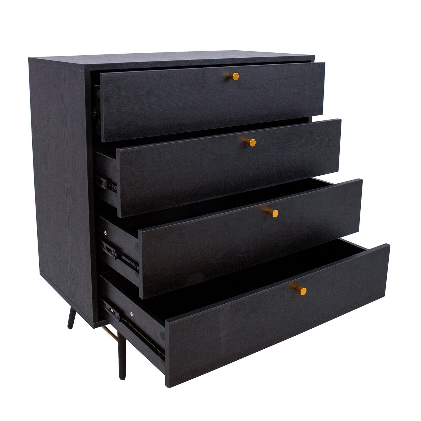 Dresser LUXEMBOURG 80x40xH90cm, black