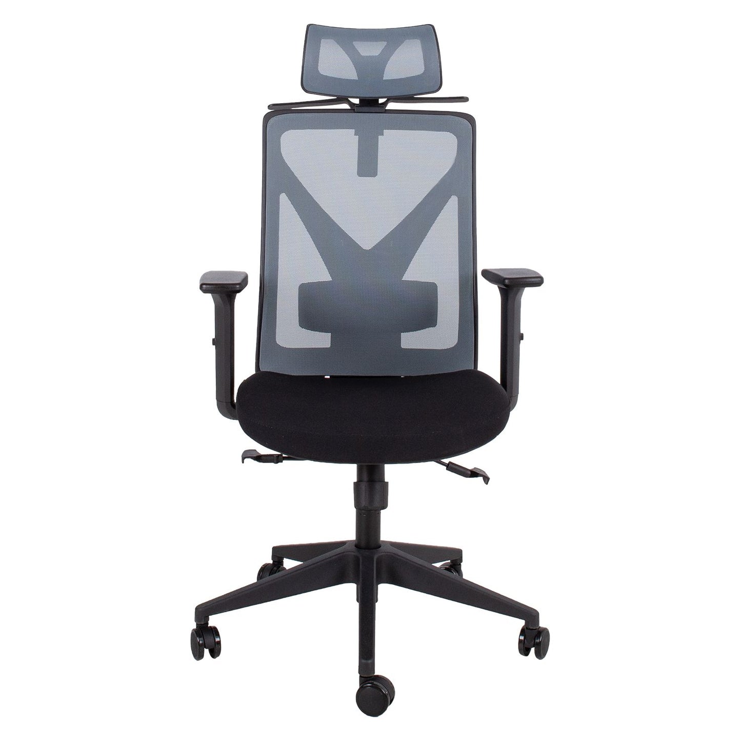 Work chair MIKE black/grey 