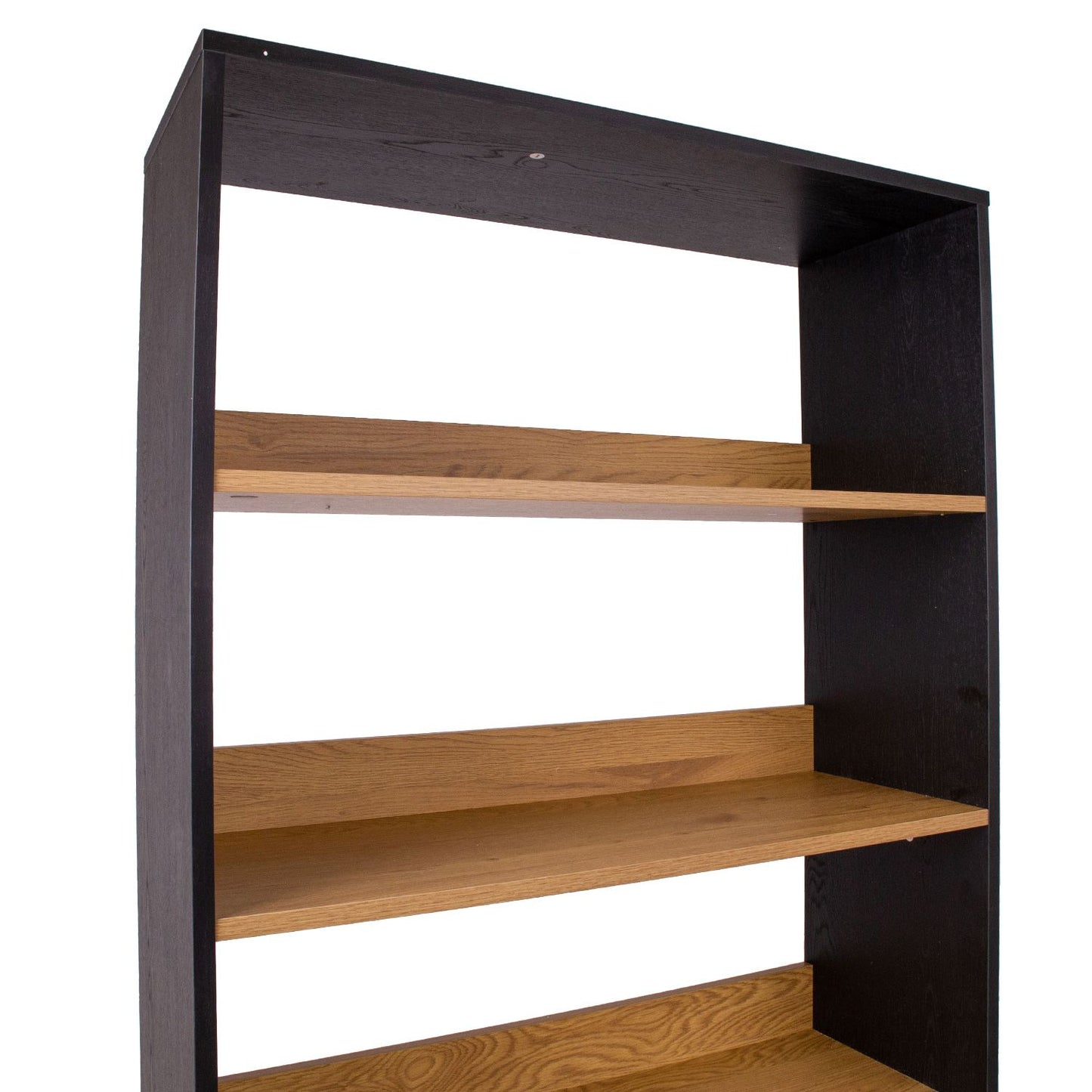 Shelf AMSTERDAM 80x30xH180cm, oak/black