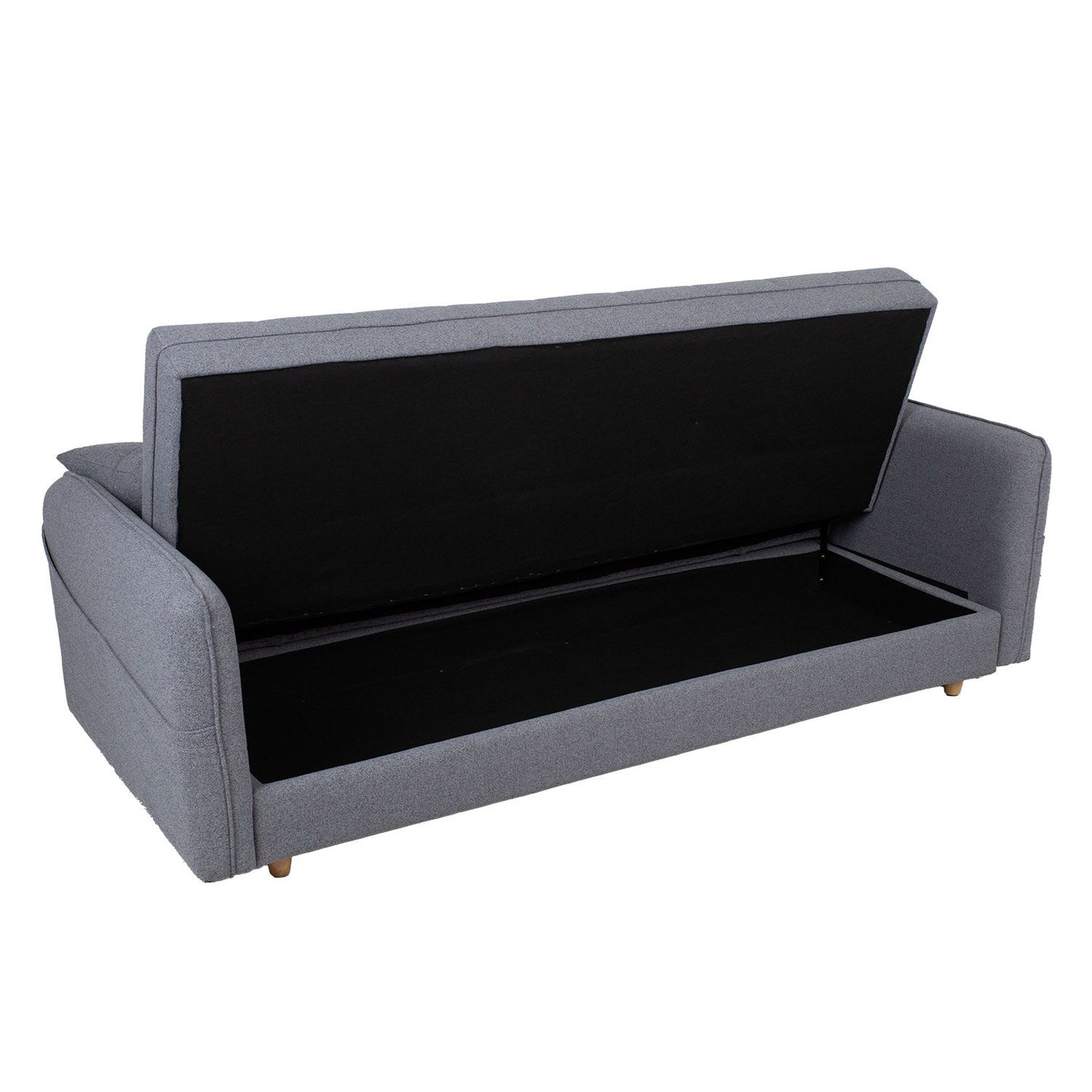 Sofa bed VISBY 200x88xH93cm, gray