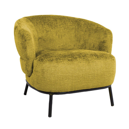 Lounge chair GEMALA yellow 