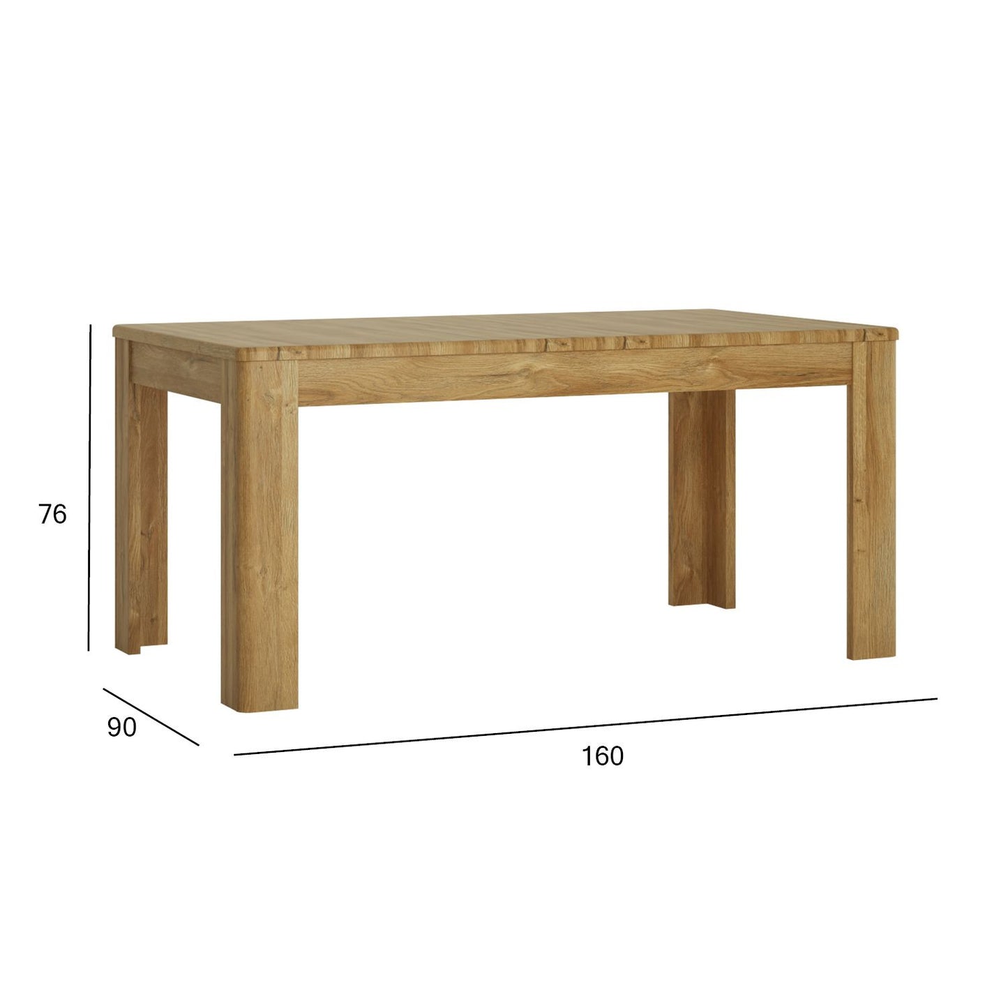 Table CORTINA 160/200x90xH76cm