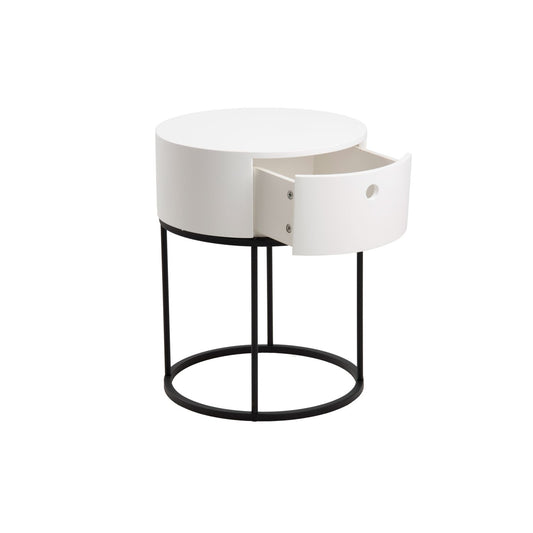 Nightstand POLO D40xH51cm, white