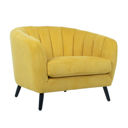 Lounge chair MELODY 100x88xH76cm, yellow 