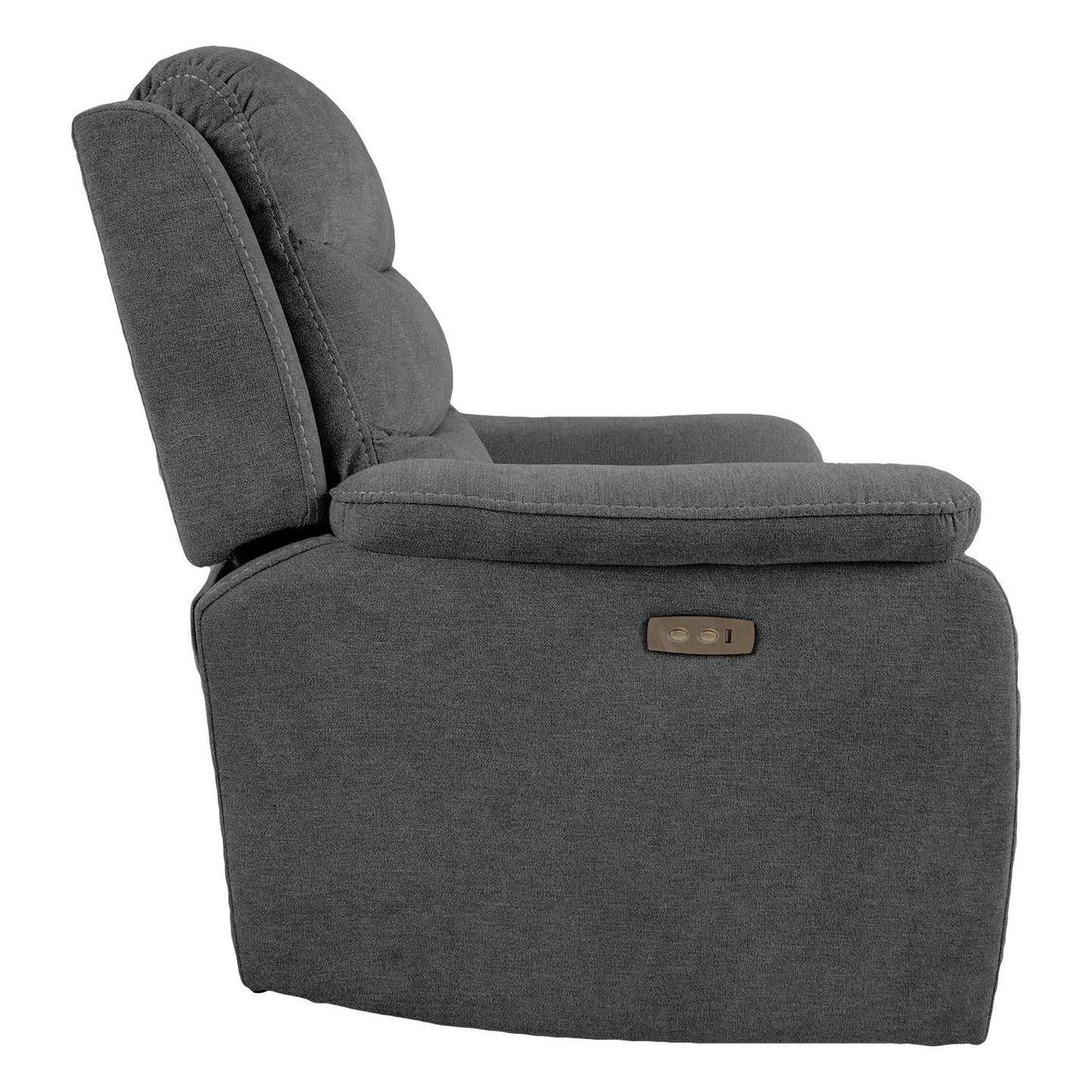 Lounge chair MIMI electric 92x93xH102cm, gray 