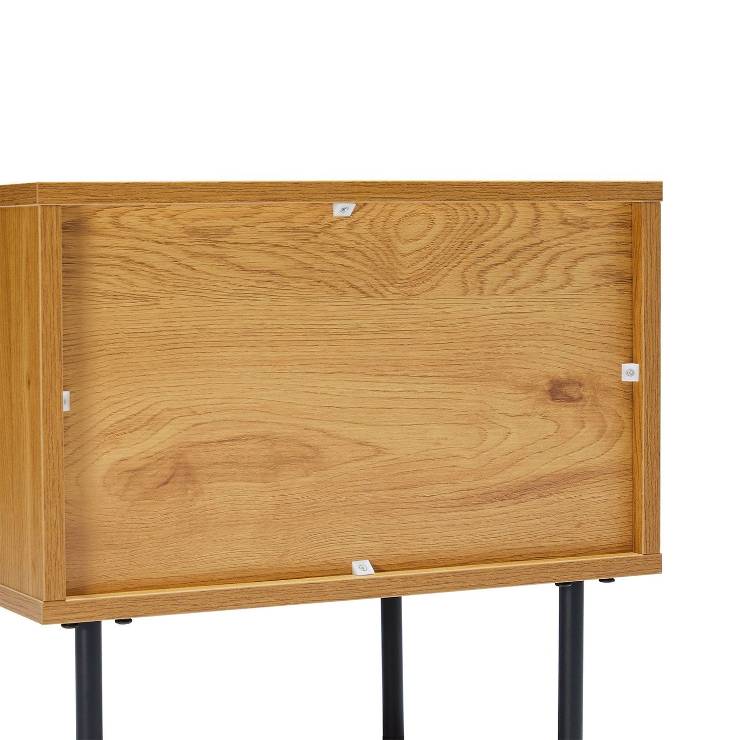 Nightstand LINE 50x40xH50cm, melamine with oak pattern.