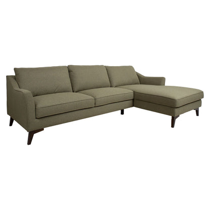 Corner sofa BIRGIT LS, olive green 