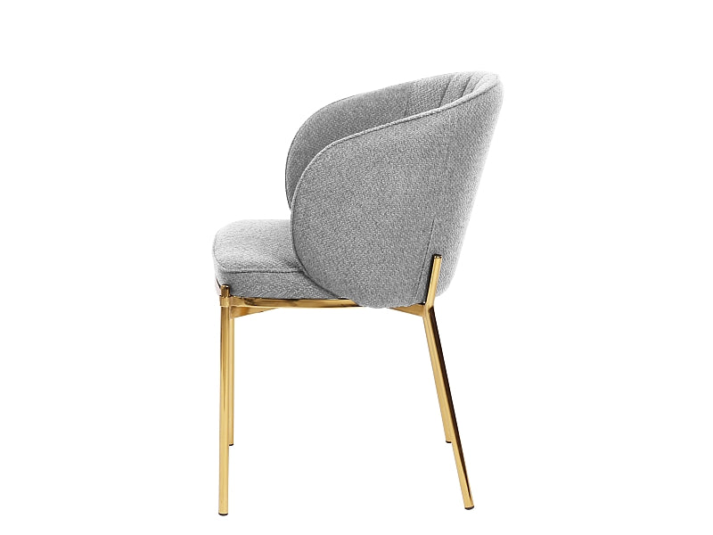 Chair PRADO GOLD FRAME/GRAY COLOR.156