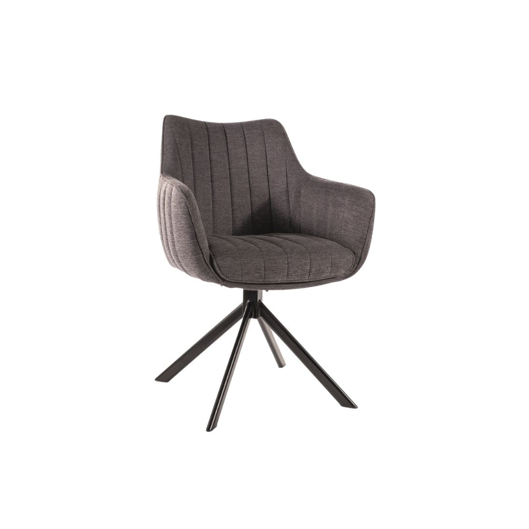 Chair AZALIA BREGO BLACK FRAME / C.GREY 18