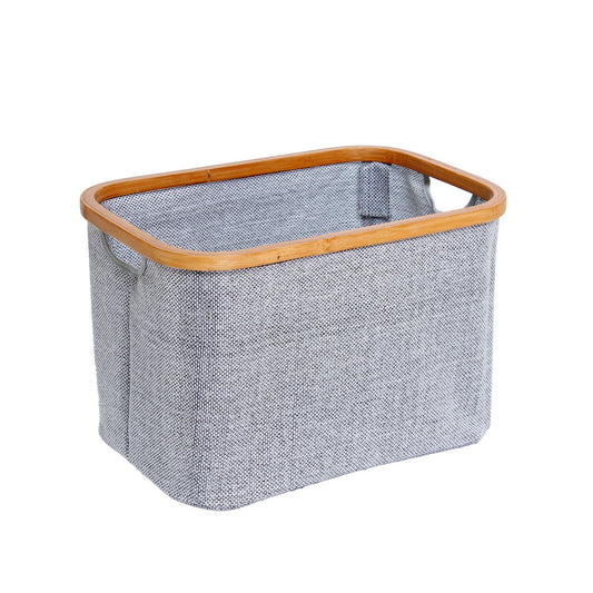 Basket MAX GRAY 38x27xH25cm, light gray 