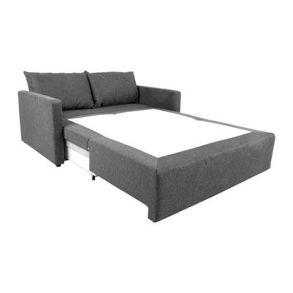 Sofa bed COLOGNE with storage box, light gray