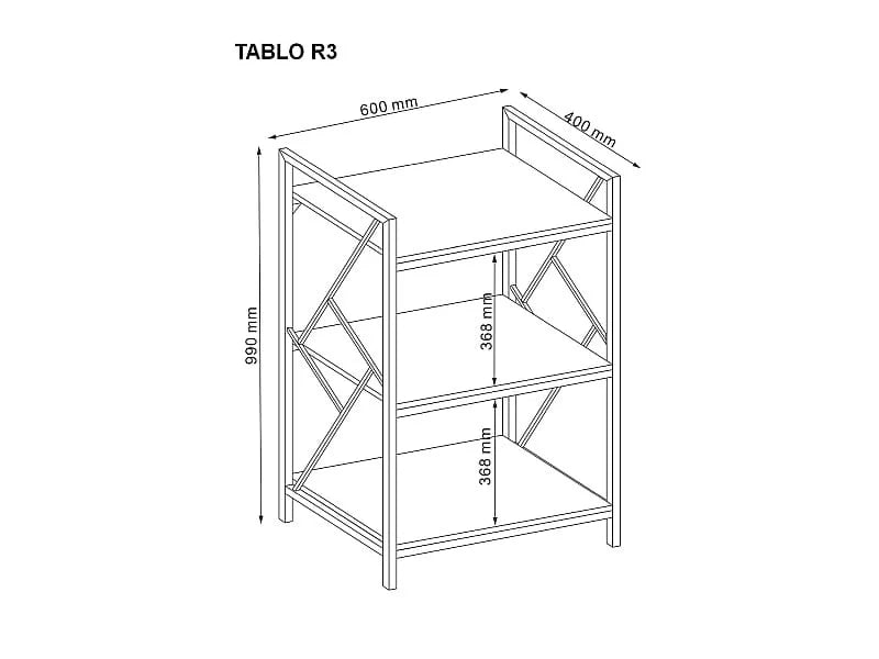 Plaukts TABLO R3