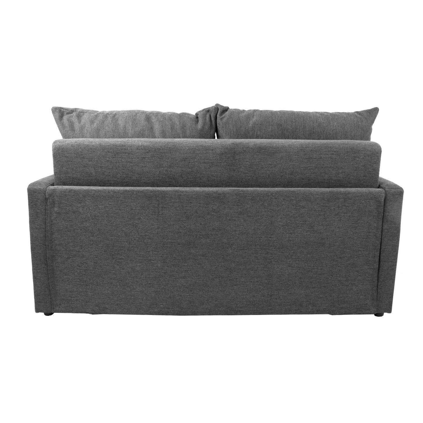 Sofa bed COLOGNE with storage box, light gray