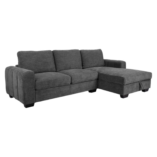 Corner sofa MARITA LS, dark gray