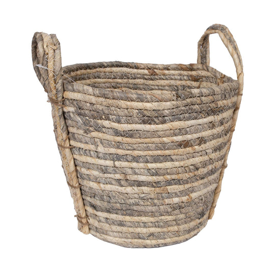 Basket MIAMI-2, D26xH24cm, gray