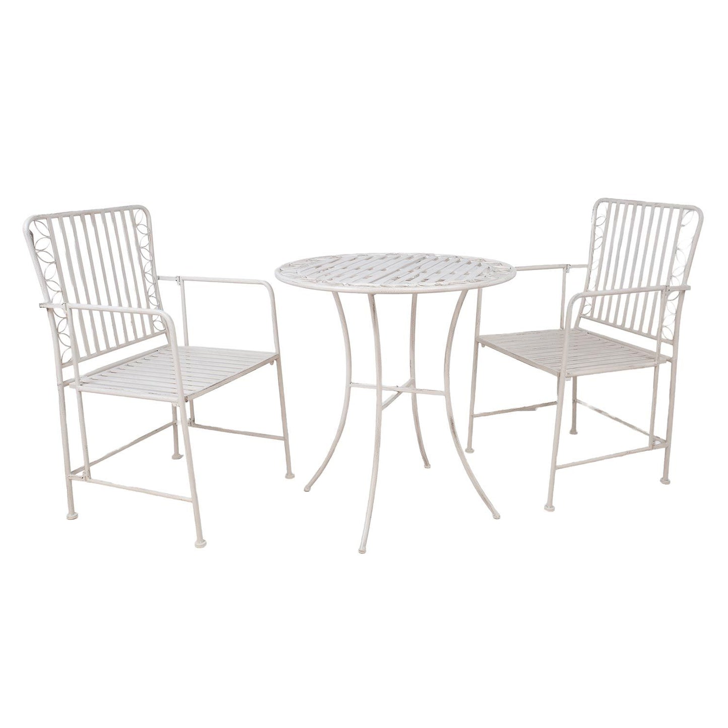 Balcony set JASMINE table and 2 chairs / Antique white 