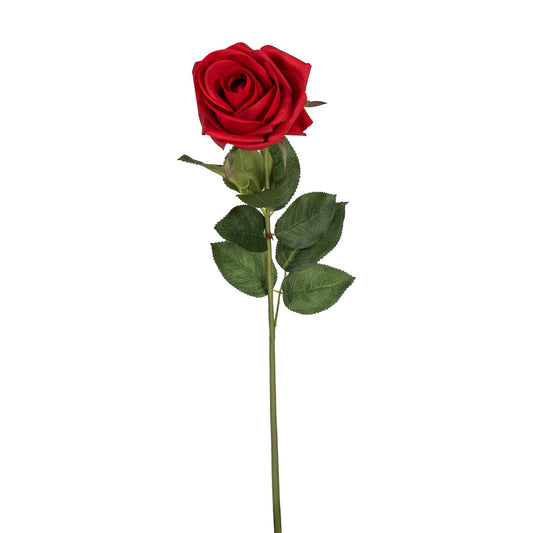 Artificial flower ROSE, 75cm, red