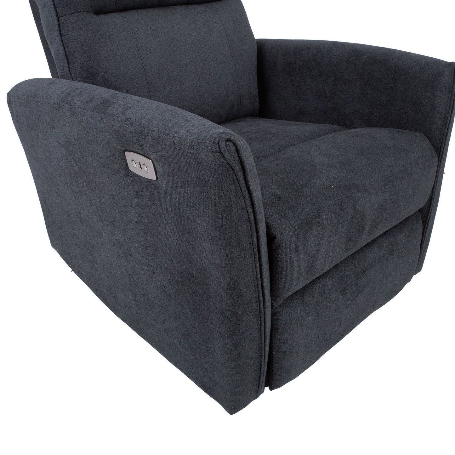 Rest chair - recliner LINUX electric, dark gray 