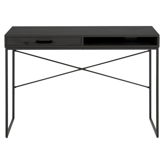 Desk SEAFORD 110x45xH75cm, black