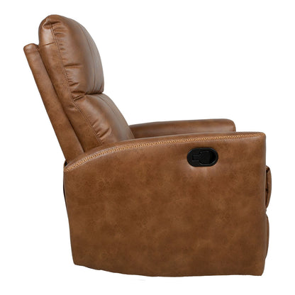 Lounge chair DIEGO, cognac brown 