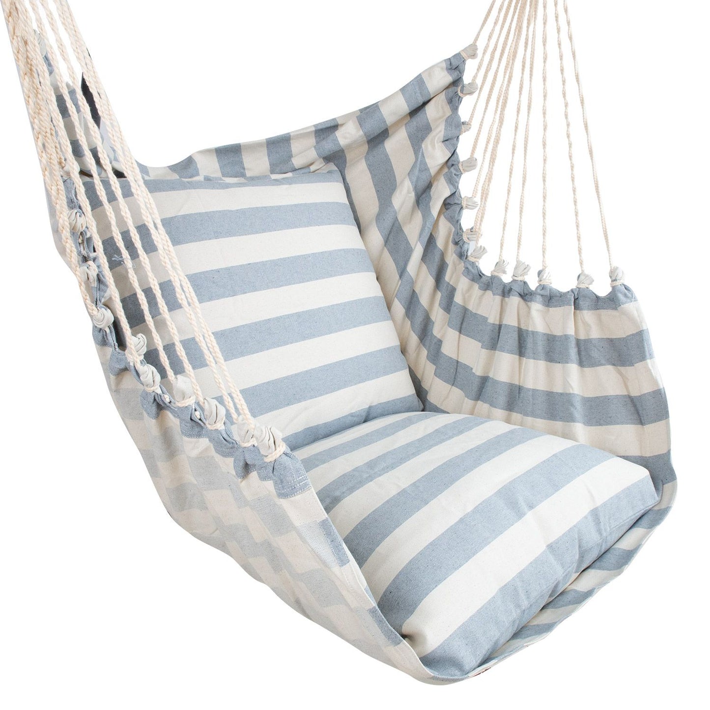 Rocking chair COPENHAGUE / gray striped 