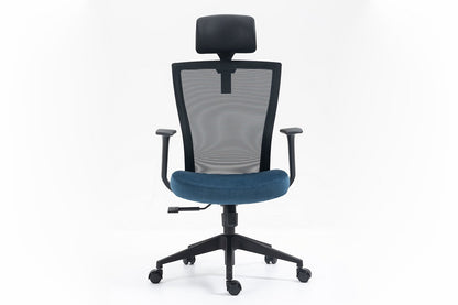 Office Chair Q-328H BLACK/BLUE 