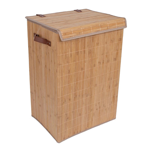 Laundry basket MAX BAMBOO 40x30xH60cm, with vacuum 