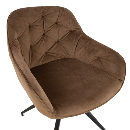 Chair BRIT, beige velvet 