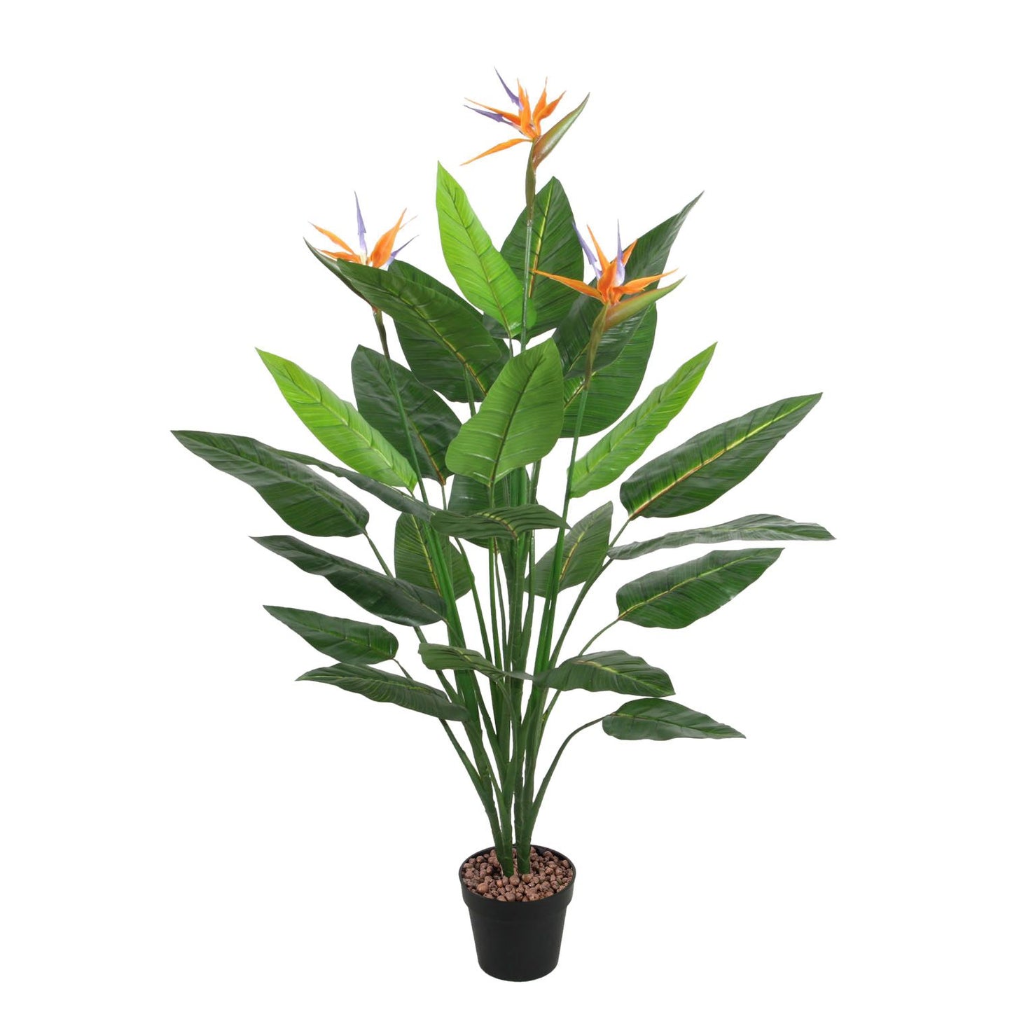 Mākslīgais koks BIRD OF PARADISE H150cm, melns puķupods