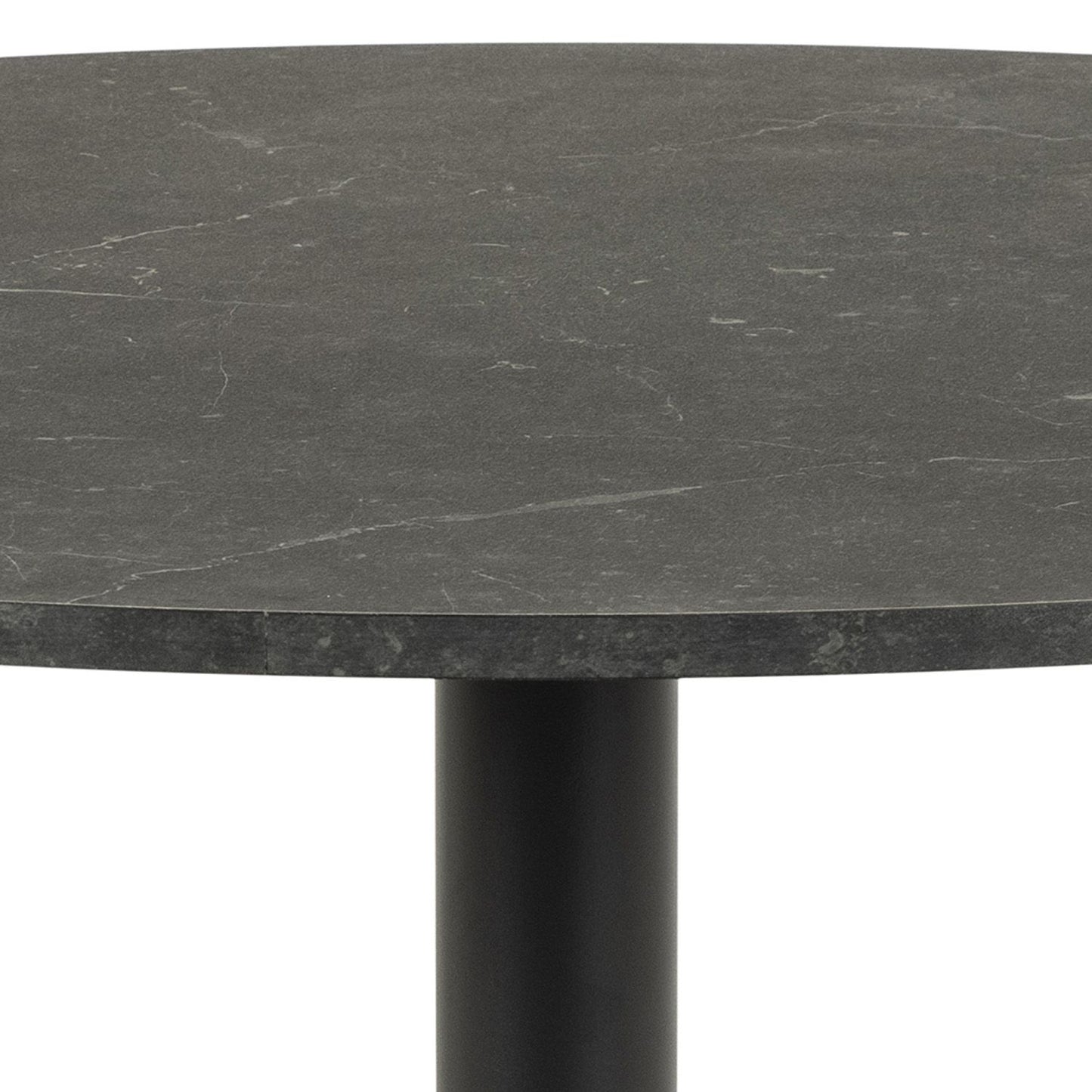 Table IBIZA D110xH74cm, black marble