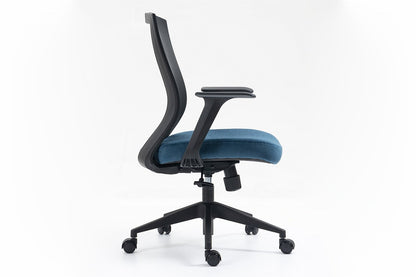 Office Chair Q-328 BLACK/BLUE 