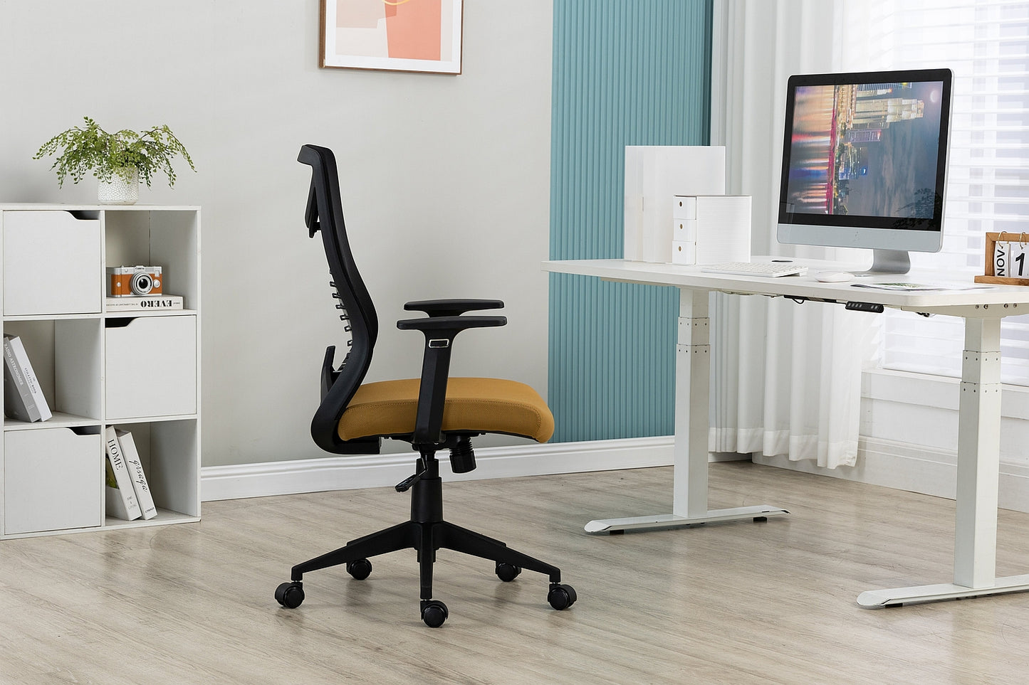 Office Chair Q-330 BLACK/YELLOW 