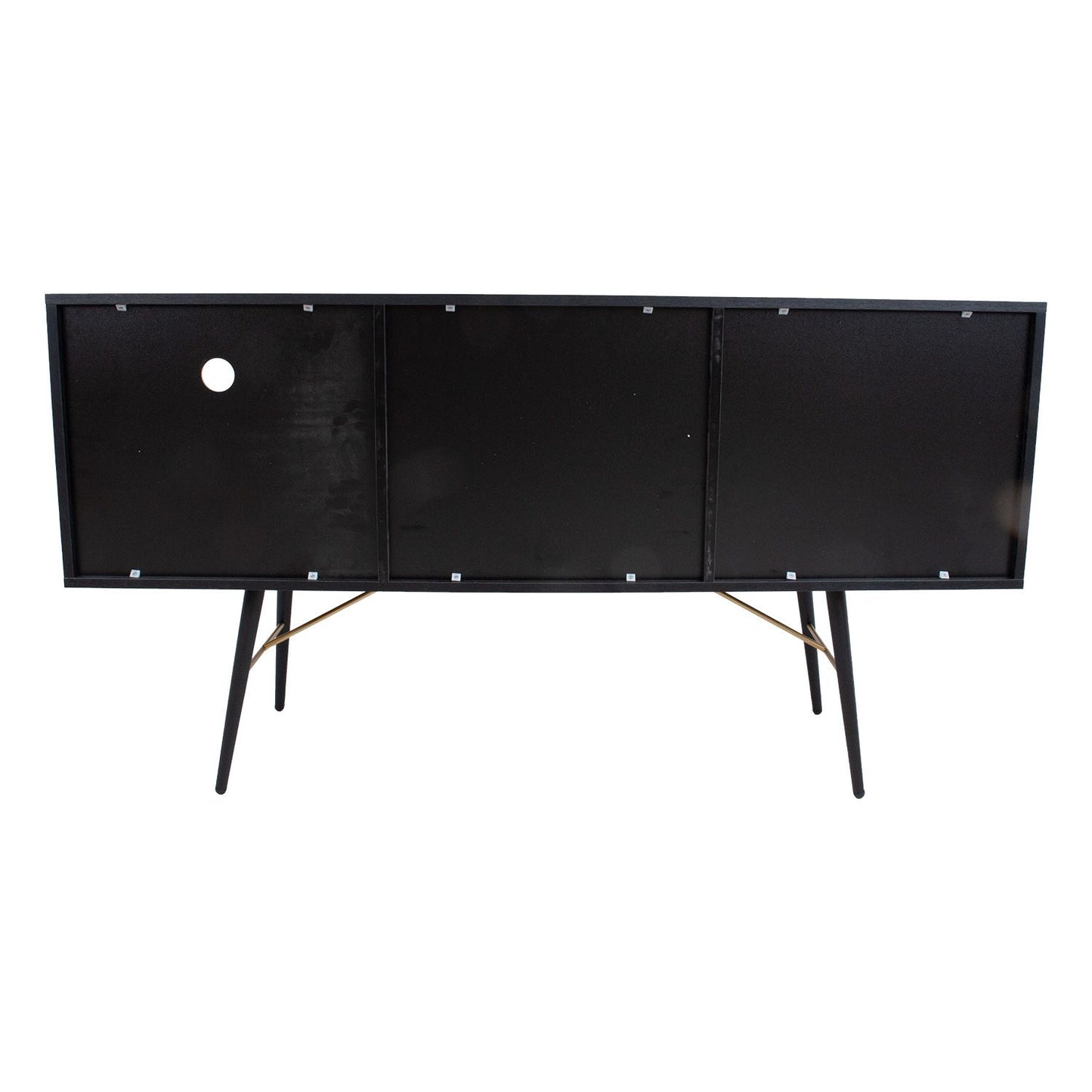 Dresser LUXEMBOURG 150x40xH80cm, black