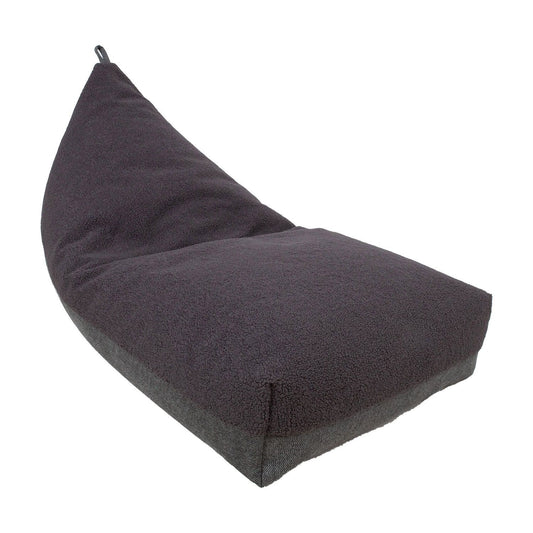 Bean bag LAMB BAG 130x80x20/70cm, dark gray