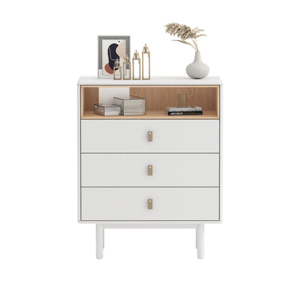 Chest of drawers IRIS 80x40xH100cm, white