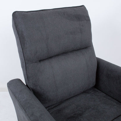 Rest chair - recliner LINUX electric, dark gray 