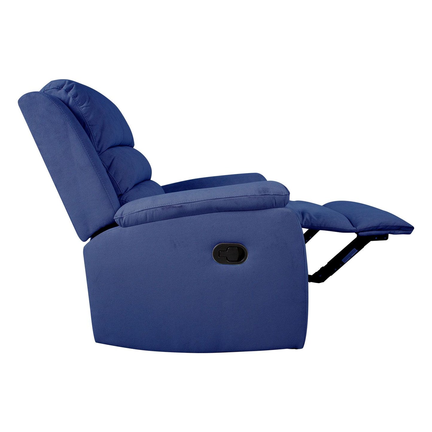 Leisure chair - recliner MANUEL, with manual mechanism, dark blue 