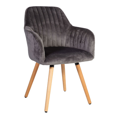 Chair ARIEL 58x58.5xH85cm, gray 