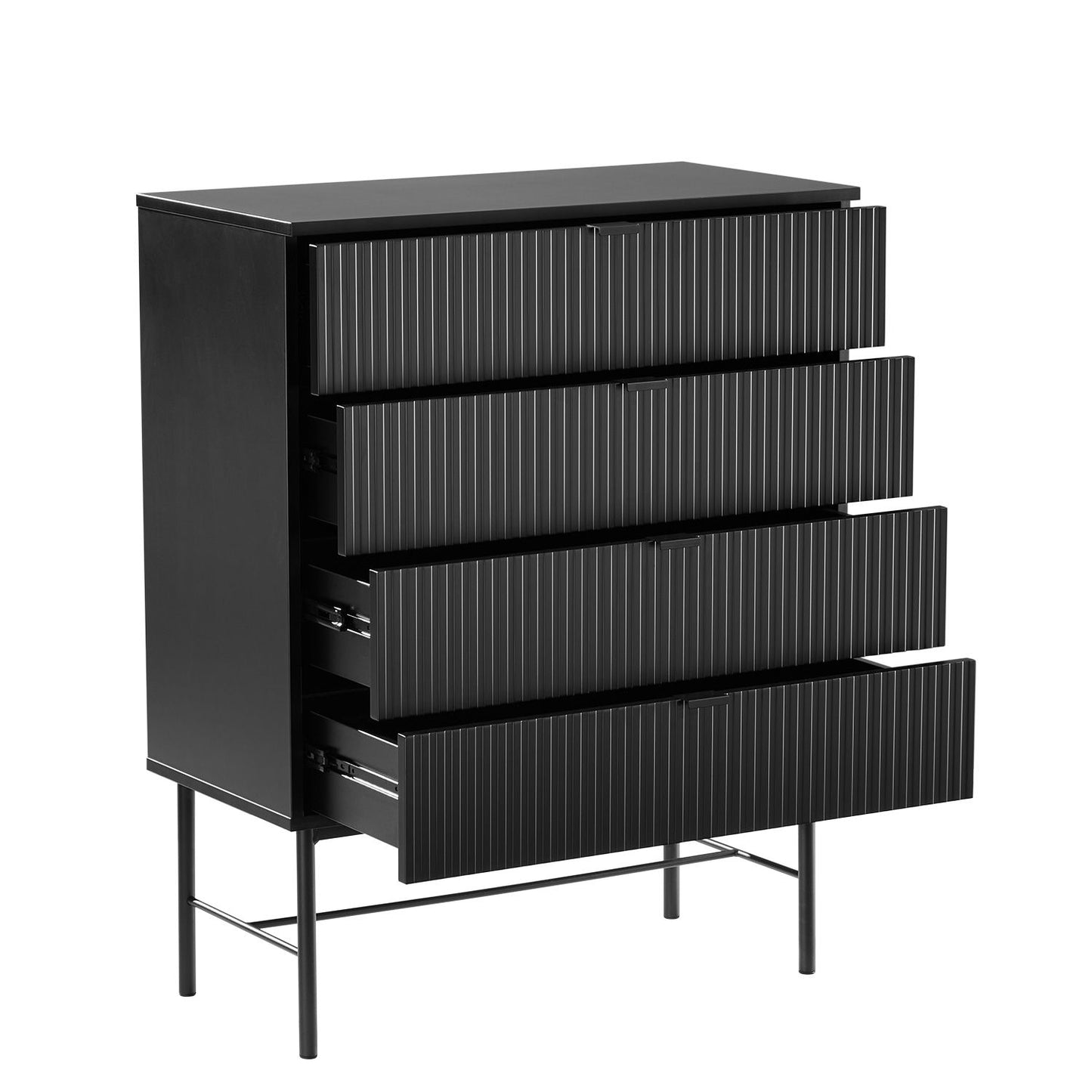 Dresser SEQUENCE 79x40xH100cm, black