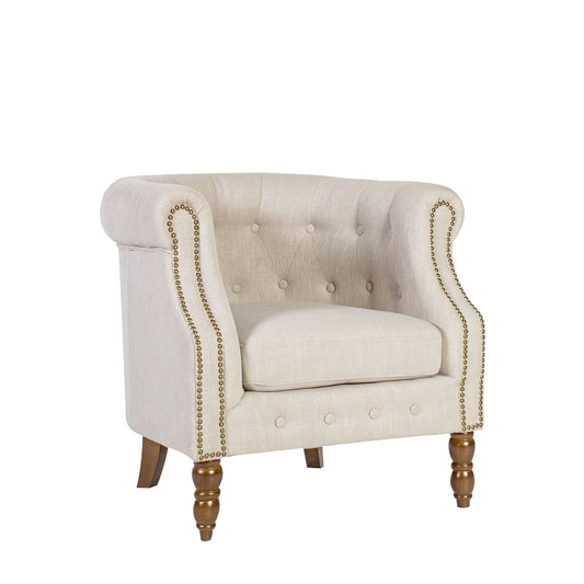 Armchair HOLMES 83x75xH78cm, beige 