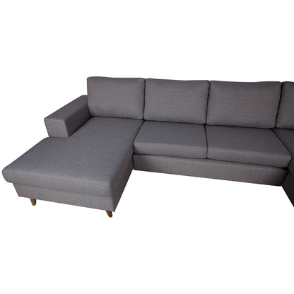 Corner sofa HARALD RC dark gray