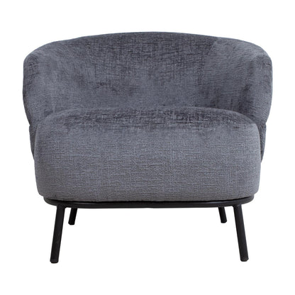 Lounge chair GEMALA dark gray 