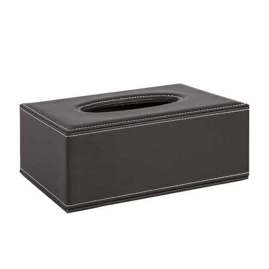 Tissue box WALTER 13.5x25xH9cm, dark brown