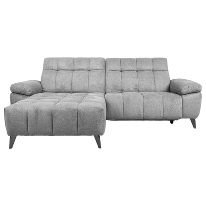 Corner sofa LUZERN KS, light gray