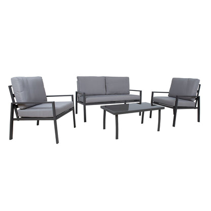 Garden furniture set TIFTON table, sofa and 2 chairs 