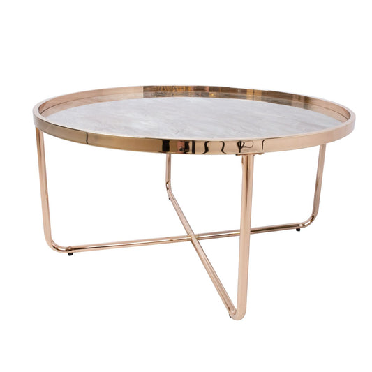 Coffee table ASTOR gilded