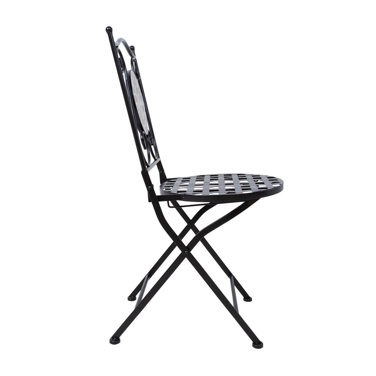 Garden Chair CHECKER / black 