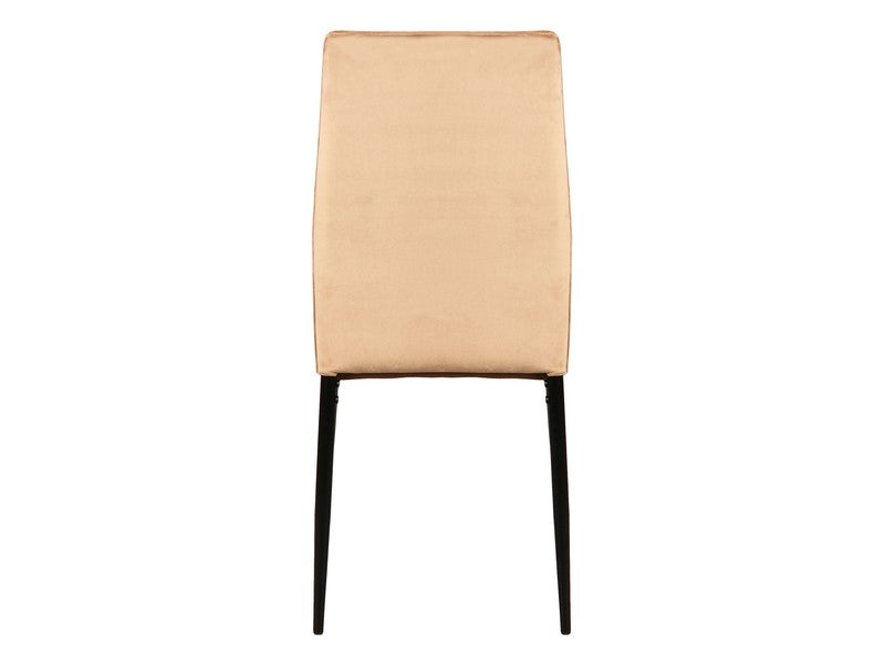 Chair ATOM VELVET BLACK FRAME/BEIGE BLUVEL 28 